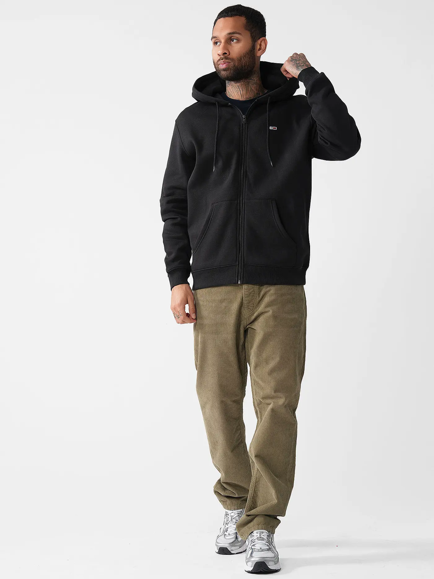 TOMMY JEANS | Sweatjacke | schwarz